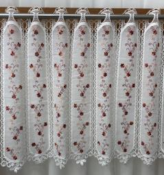 וילון כותרת תחרה וינטג' - 84 ₪